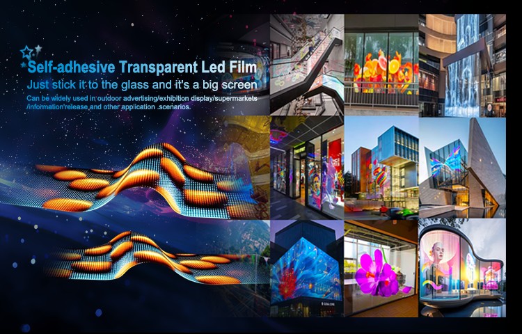 Global Market Distribution of Self-adhesive Transparent Led Display Film