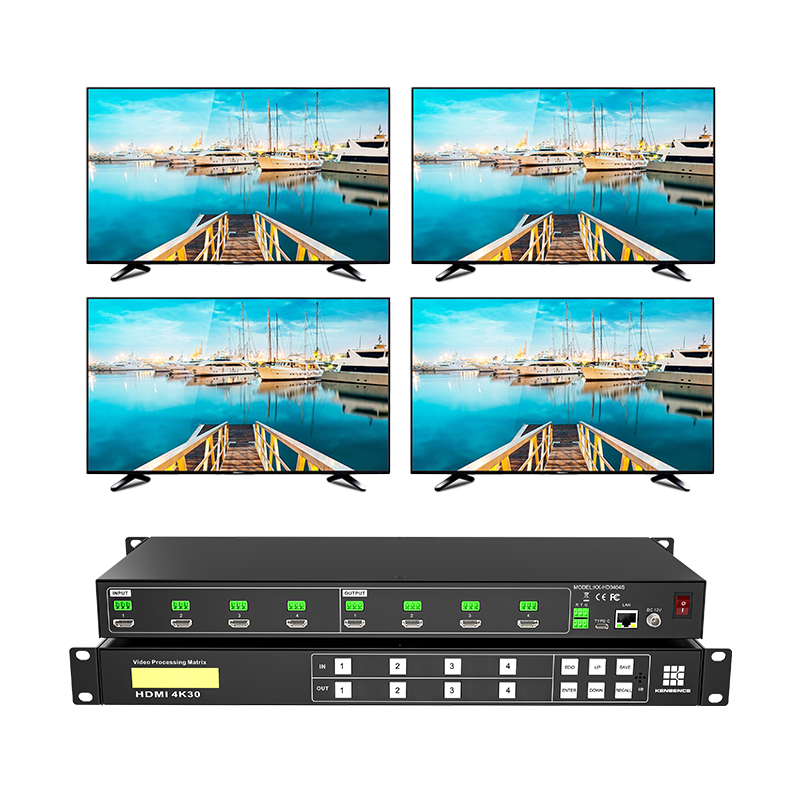 What is a matrix switcher used for?
