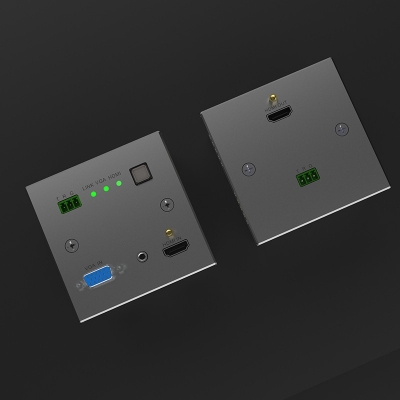Factory Price HDMI Extender VGA RS232 4k HDBaseT HDMI Wall Plate HDBaseT Extender