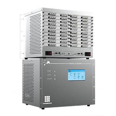F-MIX series Seamless 40x40 80x80 160x160 optical ﬁber matrix switcher
