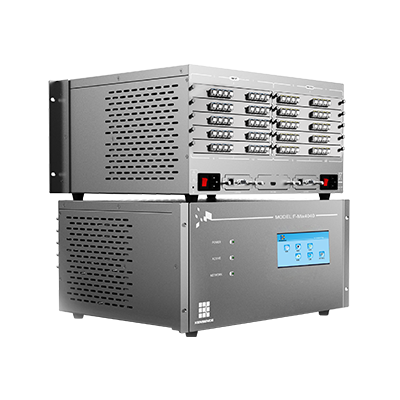 F-MIX series Seamless 40x40 80x80 160x160 optical ﬁber matrix switcher