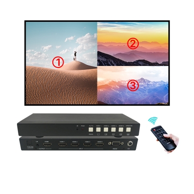 Cheap Price 4K Ultra HD LCD Video Wall Processor 4 input 1 output 2x1 4x1PBP PIP hdmi multiviewer