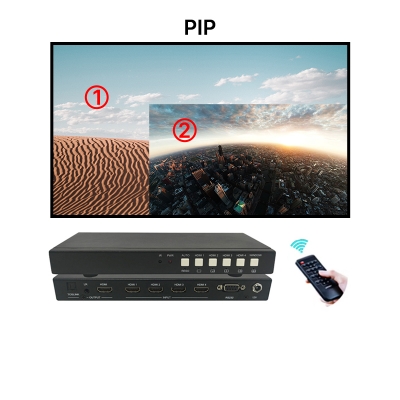 Cheap Price 4K Ultra HD LCD Video Wall Processor 4 input 1 output 2x1 4x1PBP PIP hdmi multiviewer