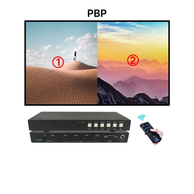 Cheap Price 4K Ultra HD LCD Video Wall Processor 4 input 1 output 2x1 4x1PBP PIP hdmi multiviewer