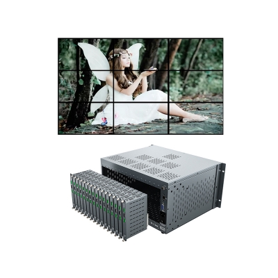 Factory Price Control Center 16x16 Matrix 3x3 9 Sources 3x3 4x1 Splitter Box Video Wall Controller for Cctv