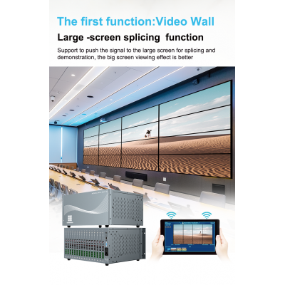16 x16 4k 60Hz HDMI video matrix switcher Supports EDID Scaler Switch HD video wall controller
