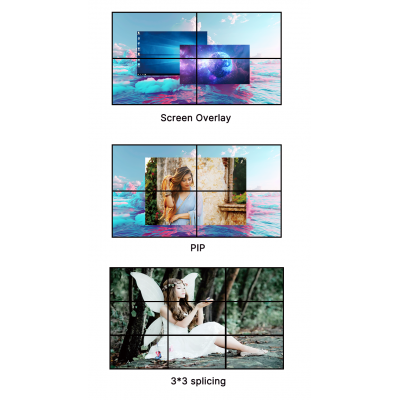 16 x16 4k 60Hz HDMI video matrix switcher Supports EDID Scaler Switch HD video wall controller