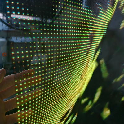 Factory Customization P5 P6.25 P8 Transparent LED Screen flexible Led Film Display On Glass Windows for Advertising Ourposes