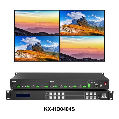 KX-HD0404/0808S 4K30 Seamless 4X4 8X8 HDMI Matrix Switch with RS232 TCP/IP EDID Control